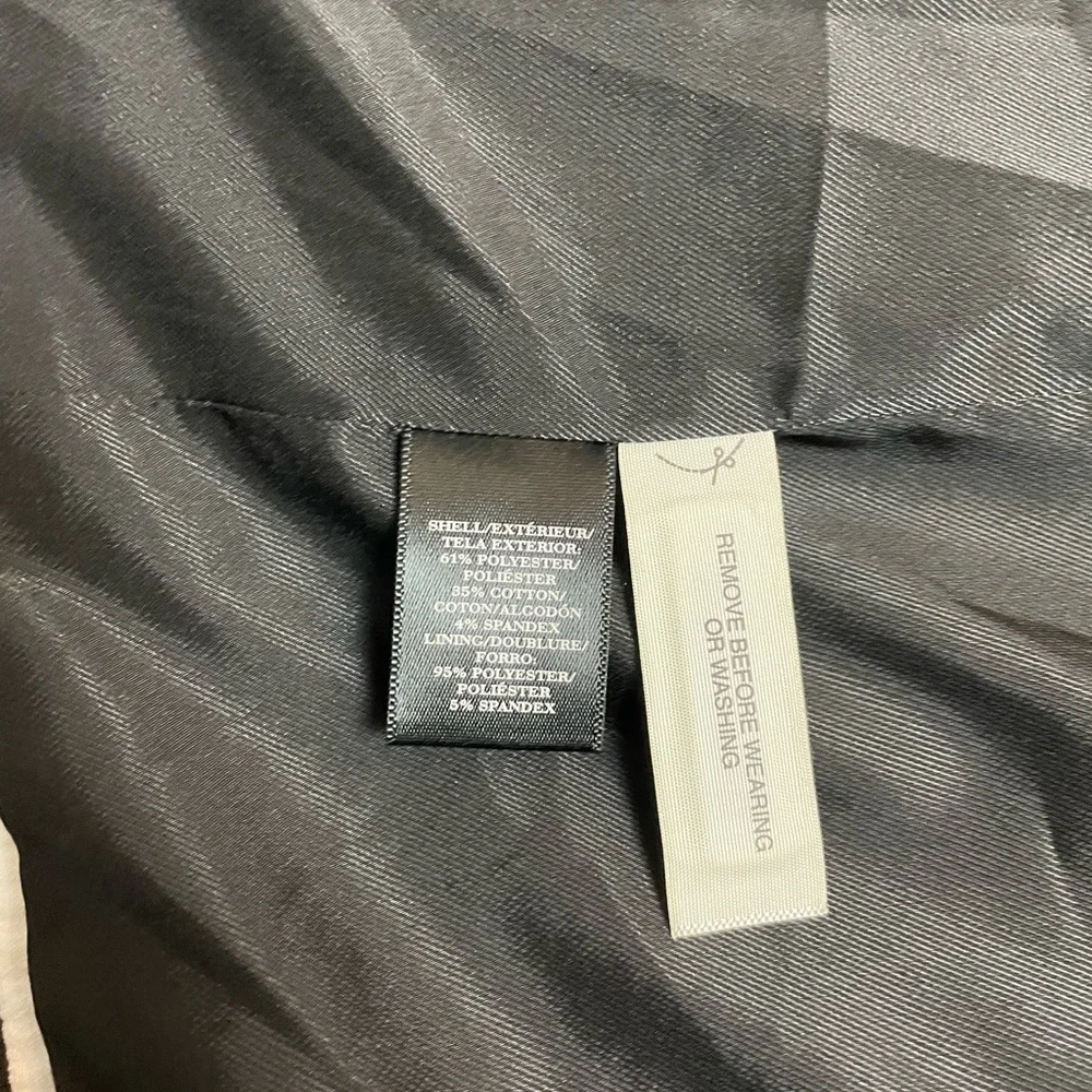 NWT New Ann Taylor Women Black White Zebra Print Coat Size M - Picture 6 of 8